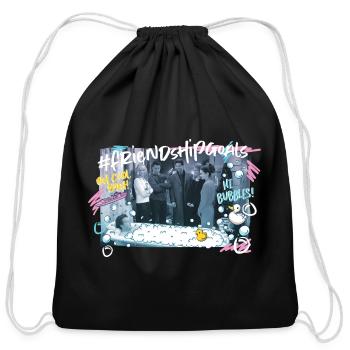 Amis Chandler Bath #friendshipgoals - Sac à cordon en coton - noir - Devant