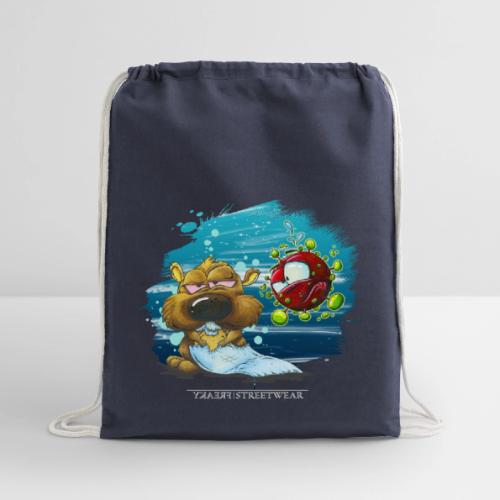 the tragic of life - Cotton Drawstring Bag