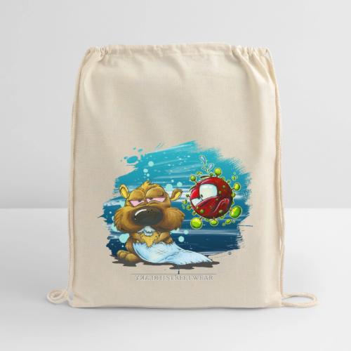 the tragic of life - Cotton Drawstring Bag