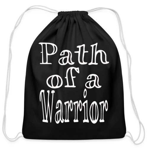 Path of a Warrior - Cotton Drawstring Bag