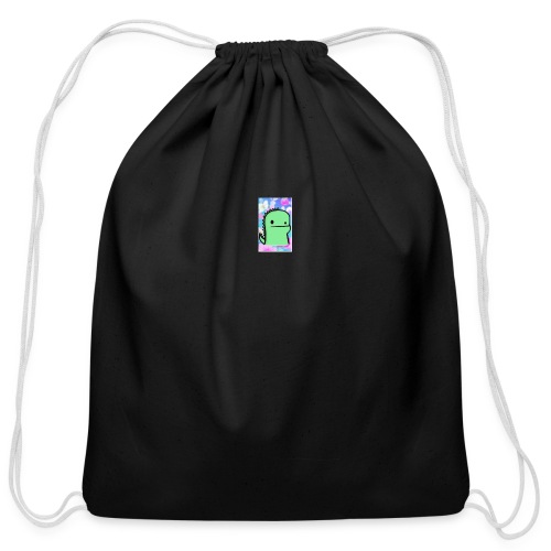1. Dino - Cotton Drawstring Bag