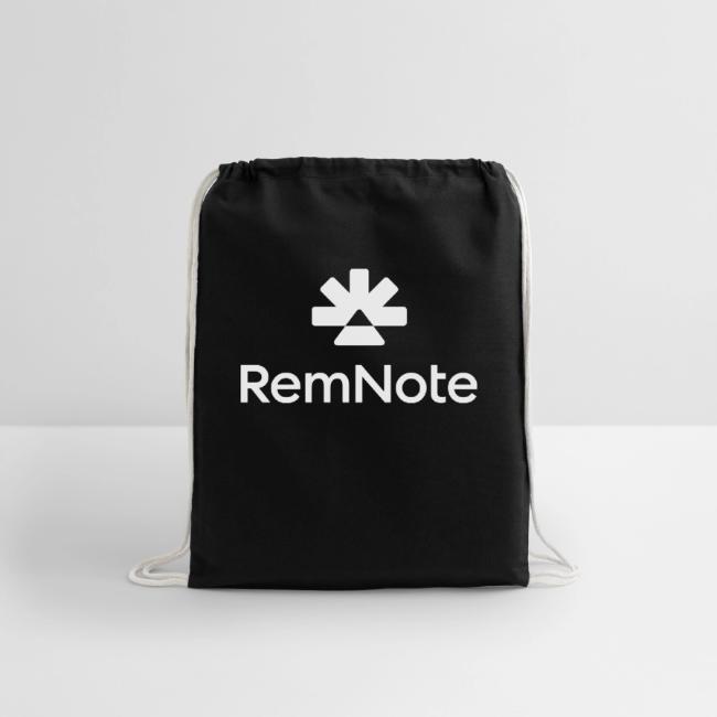 White logo with text, vertically stacked