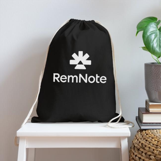 White logo with text, vertically stacked