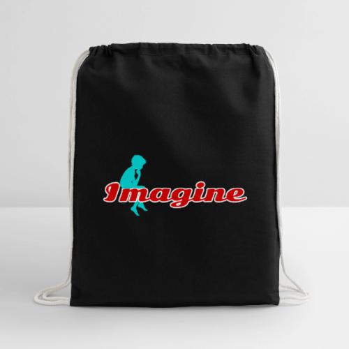 Imagine – Inspire Creativity & Dreams - Cotton Drawstring Bag