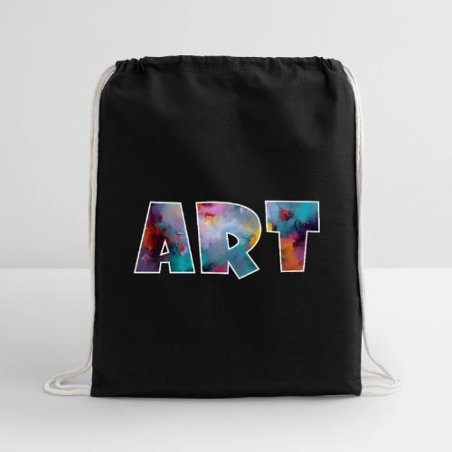 Art in Color - Cotton Drawstring Bag