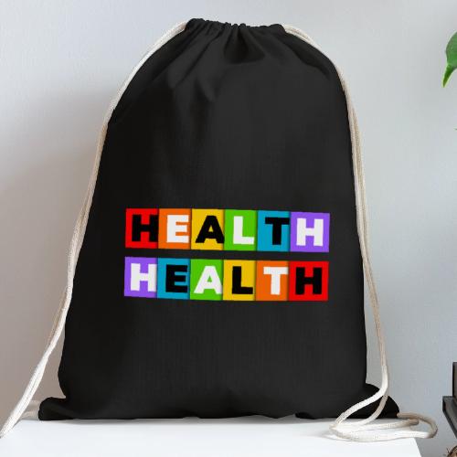 Health in Color - Cotton Drawstring Bag