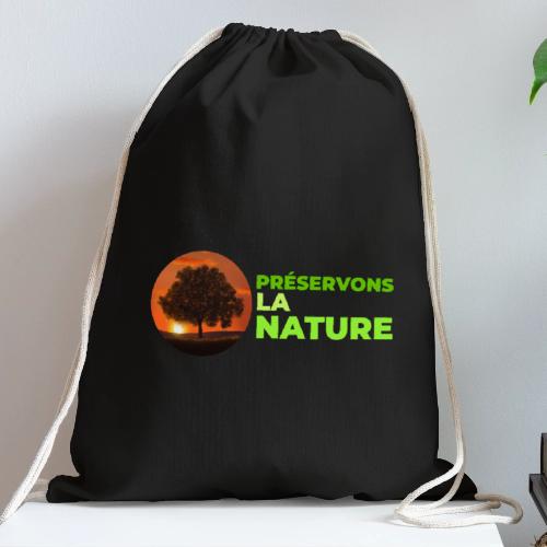 Nature protection - Cotton Drawstring Bag