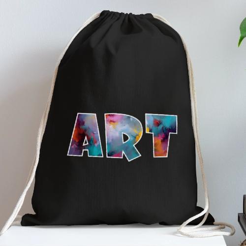 Art in Color - Cotton Drawstring Bag