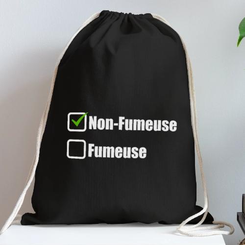 Non-smoking - Cotton Drawstring Bag