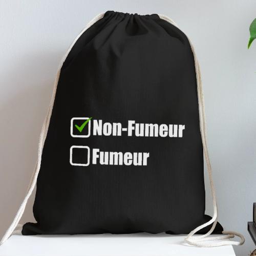 Non-smoker - Cotton Drawstring Bag