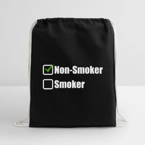 Non-smoker - Cotton Drawstring Bag