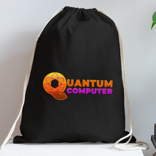 Quantum computer: Quantum Logic Unleashed - Cotton Drawstring Bag