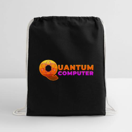 Quantum computer: Quantum Logic Unleashed - Cotton Drawstring Bag