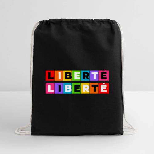 Freedom in colour - Cotton Drawstring Bag