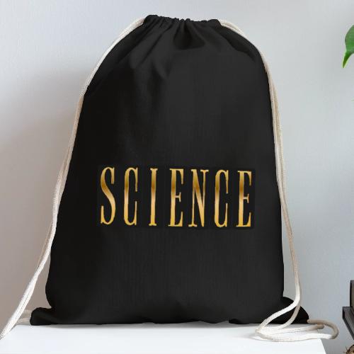 Science: Think. Test. Repeat. - Cotton Drawstring Bag