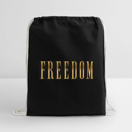 Freedom Shines - Cotton Drawstring Bag