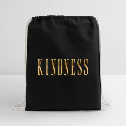 Golden Kindness - Cotton Drawstring Bag