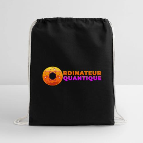 Quantum Computer: Quantum Logic Liberated - Cotton Drawstring Bag