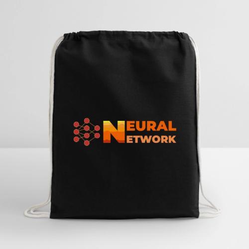 Neural Network: Digital Synapses - Cotton Drawstring Bag