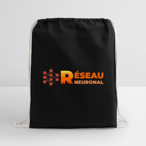 Neural Network: Digital Synapses - Cotton Drawstring Bag