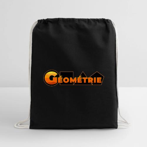 Geometry: Shapes and Figures - Cotton Drawstring Bag