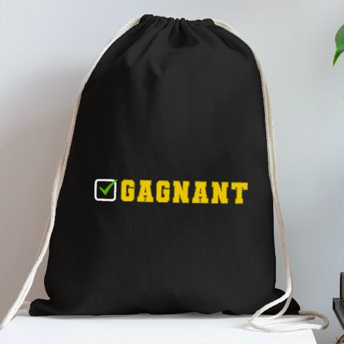 Born Winner - Cotton Drawstring Bag