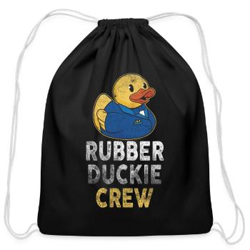 Rubber Duck Rubber Duckie Crew - Cotton Drawstring Bag - black - Front