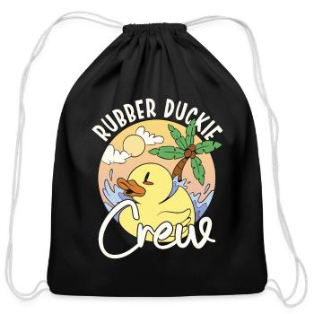 Rubber Duck Rubber Duckie Crew - Cotton Drawstring Bag - black - Front