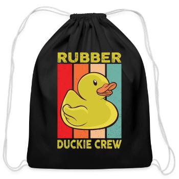 Rubber Duck Rubber Duckie Crew - Cotton Drawstring Bag - black - Front