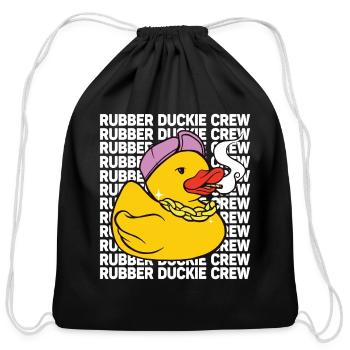 Rubber Duck Rubber Duckie Crew - Cotton Drawstring Bag - black - Front