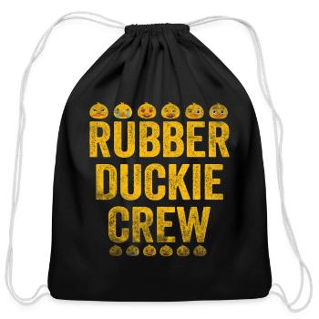 Rubber Duck Rubber Duckie Crew - Cotton Drawstring Bag - black - Front