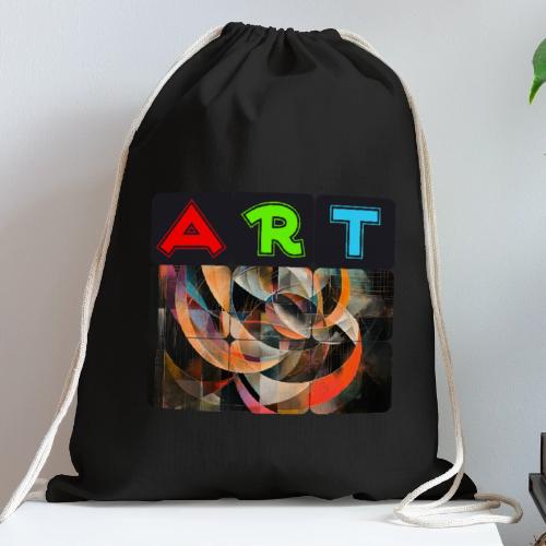 Fragments of Art - Cotton Drawstring Bag