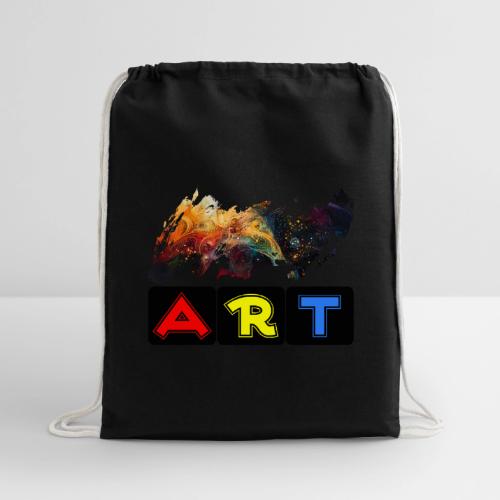 Pulse of Art - Cotton Drawstring Bag