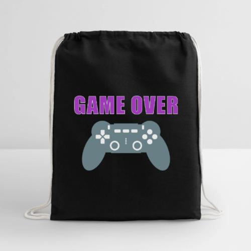 Game Over Gamer Controller Design - Cotton Drawstring Bag