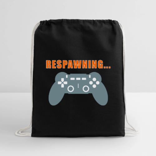Respawning Gamer Controller Design - Cotton Drawstring Bag