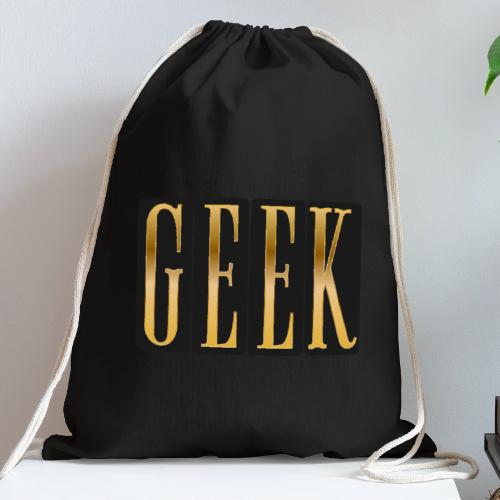 Proudly Geek - Cotton Drawstring Bag