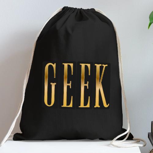 Proudly Geek - Cotton Drawstring Bag