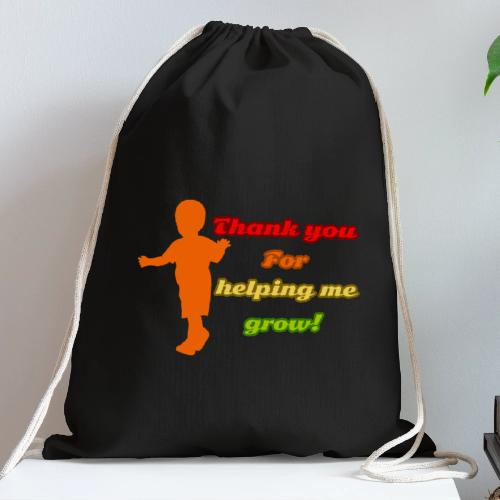 Roots and Wings - Cotton Drawstring Bag