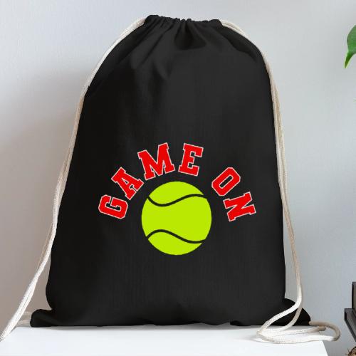 Game On Tennis - Cotton Drawstring Bag