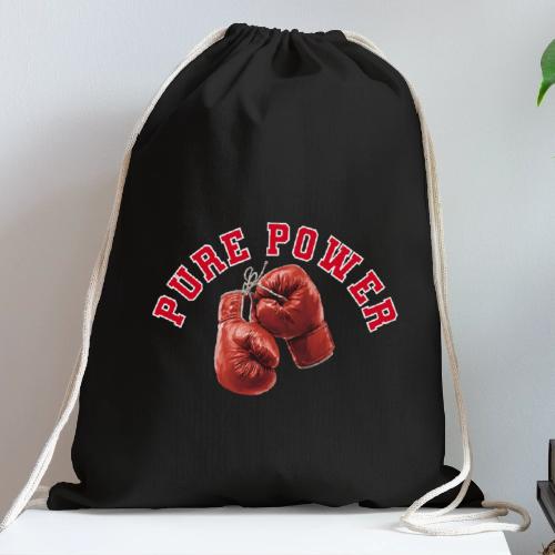 Boxing: Pure Power Punch - Cotton Drawstring Bag