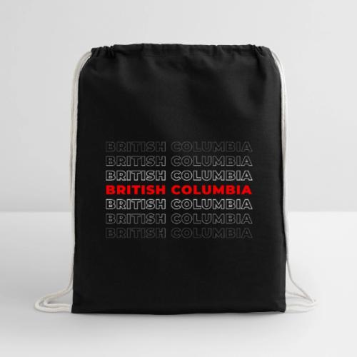 British Columbia Bold - Cotton Drawstring Bag