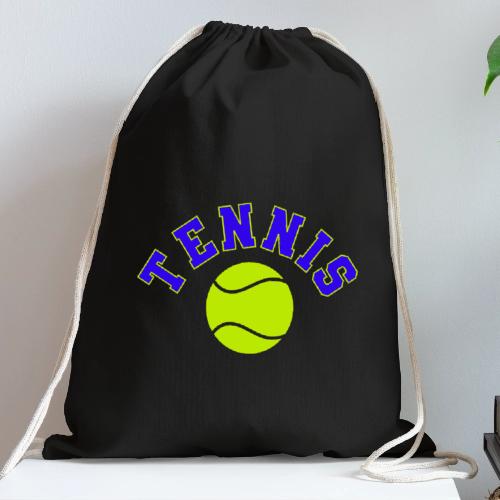 Tennis: Serve in Style - Cotton Drawstring Bag