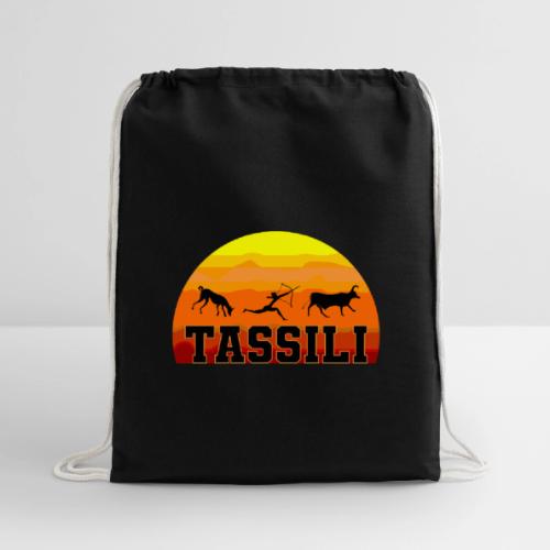 Algeria: Tassili Timeless - Cotton Drawstring Bag