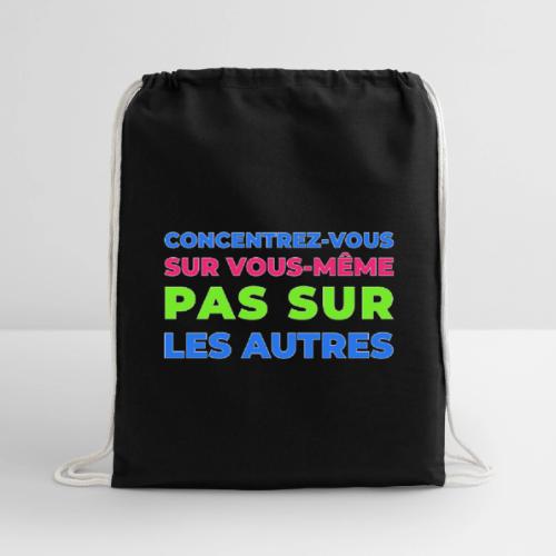 Refocus - Cotton Drawstring Bag