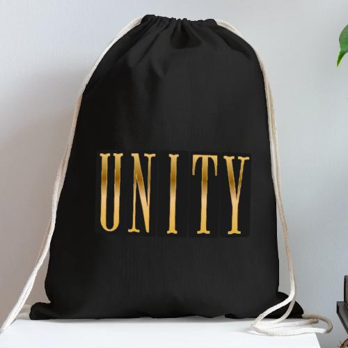 Golden Unity - Cotton Drawstring Bag