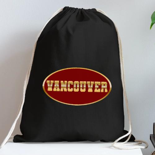 Golden Vibes – Vancouver - Cotton Drawstring Bag