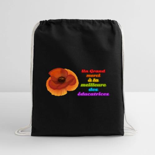 Thank you to the best educator - Cotton Drawstring Bag