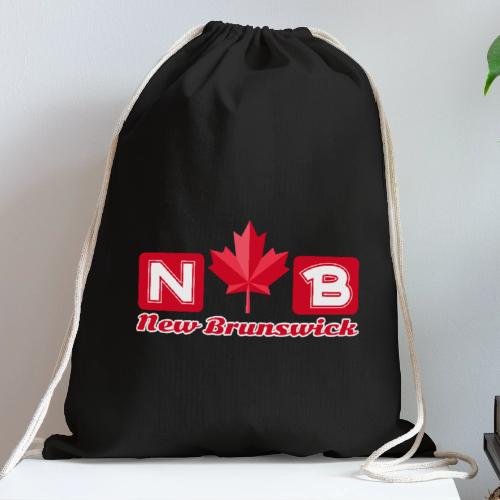 New Brunswick, province of Canada - Cotton Drawstring Bag