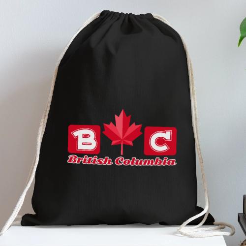 British Columbia, province of Canada - Cotton Drawstring Bag