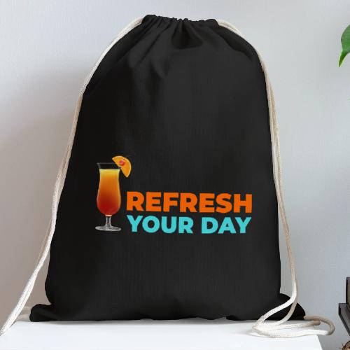 Daily Refresh - Cotton Drawstring Bag